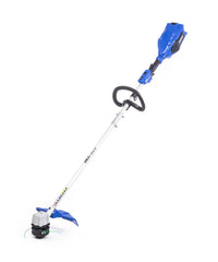 Kobalt 80V trimmer front view showing balanced design and easy handling