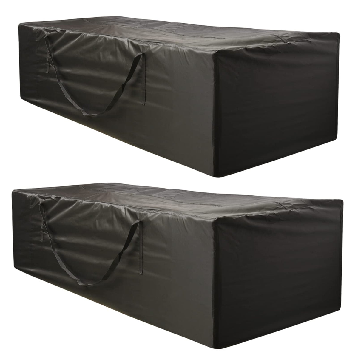 KOCKABC front view of two 68-inch storage bags protecting cushions