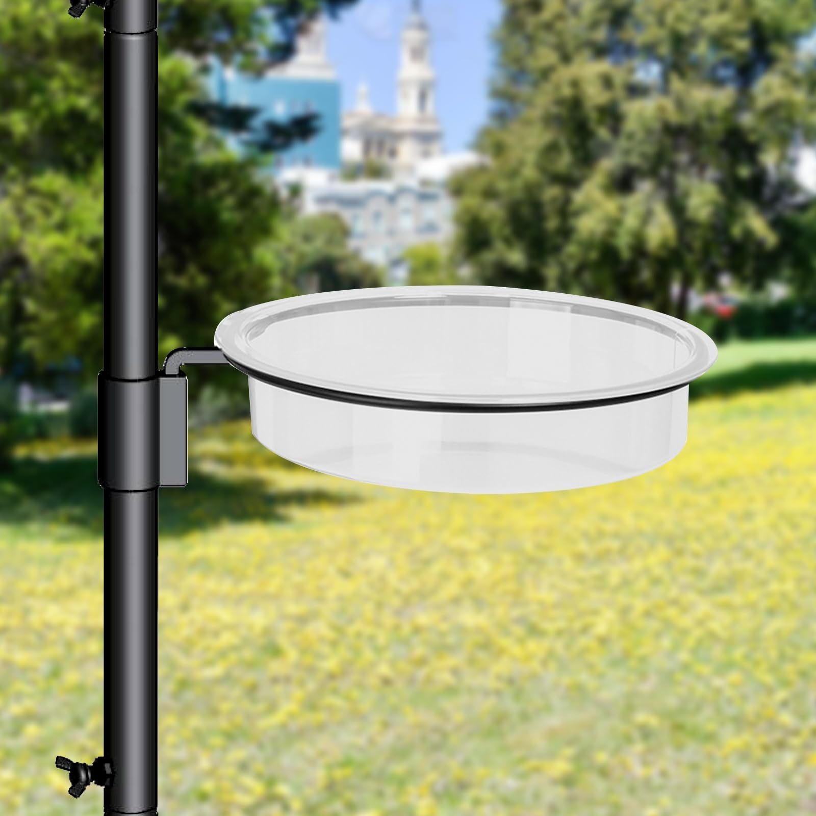 Kodope installed in backyard setting offering comfortable birdwatching from home