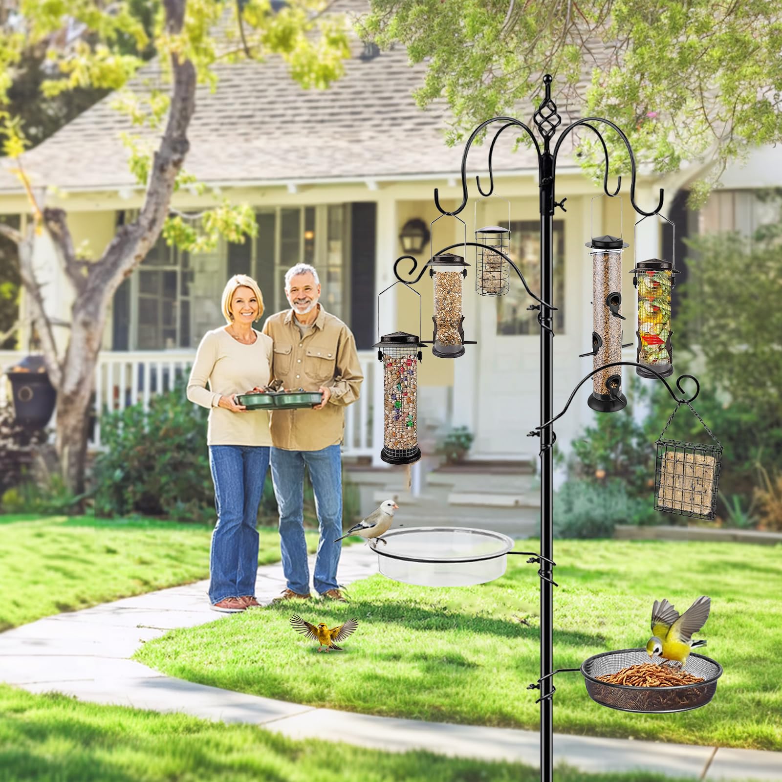 Kodope installed in garden lifestyle scene showing aesthetic appeal and birdwatching benefit
