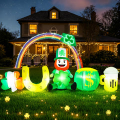 Kofero leprechaun front view showing festive design and curb appeal