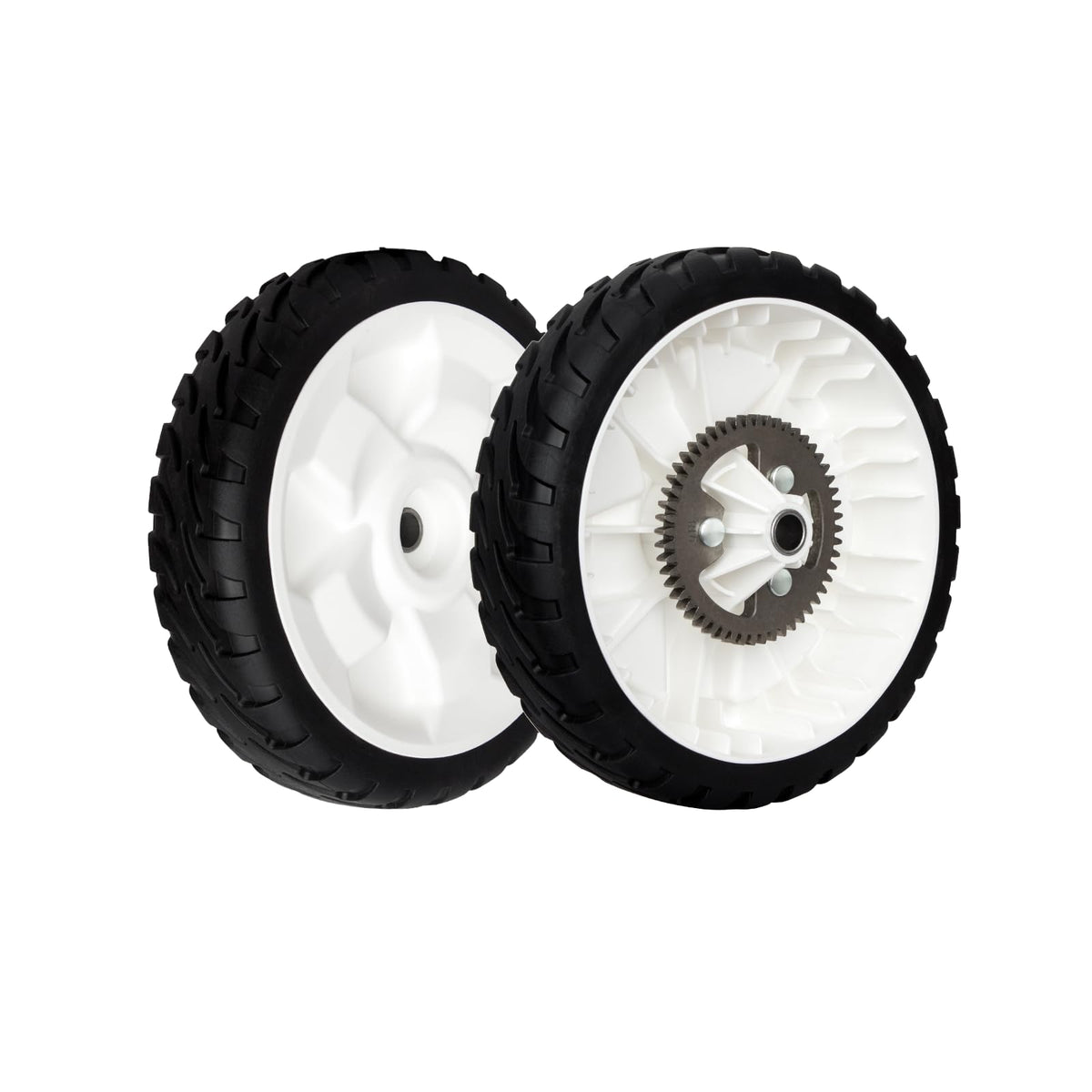 KOFINAM front view of replacement wheel assembly showing fit and form, restores traction