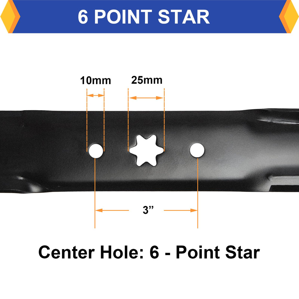 KOFINAM blades next to measuring tape illustrating accurate 23-1/4" length for compatibility