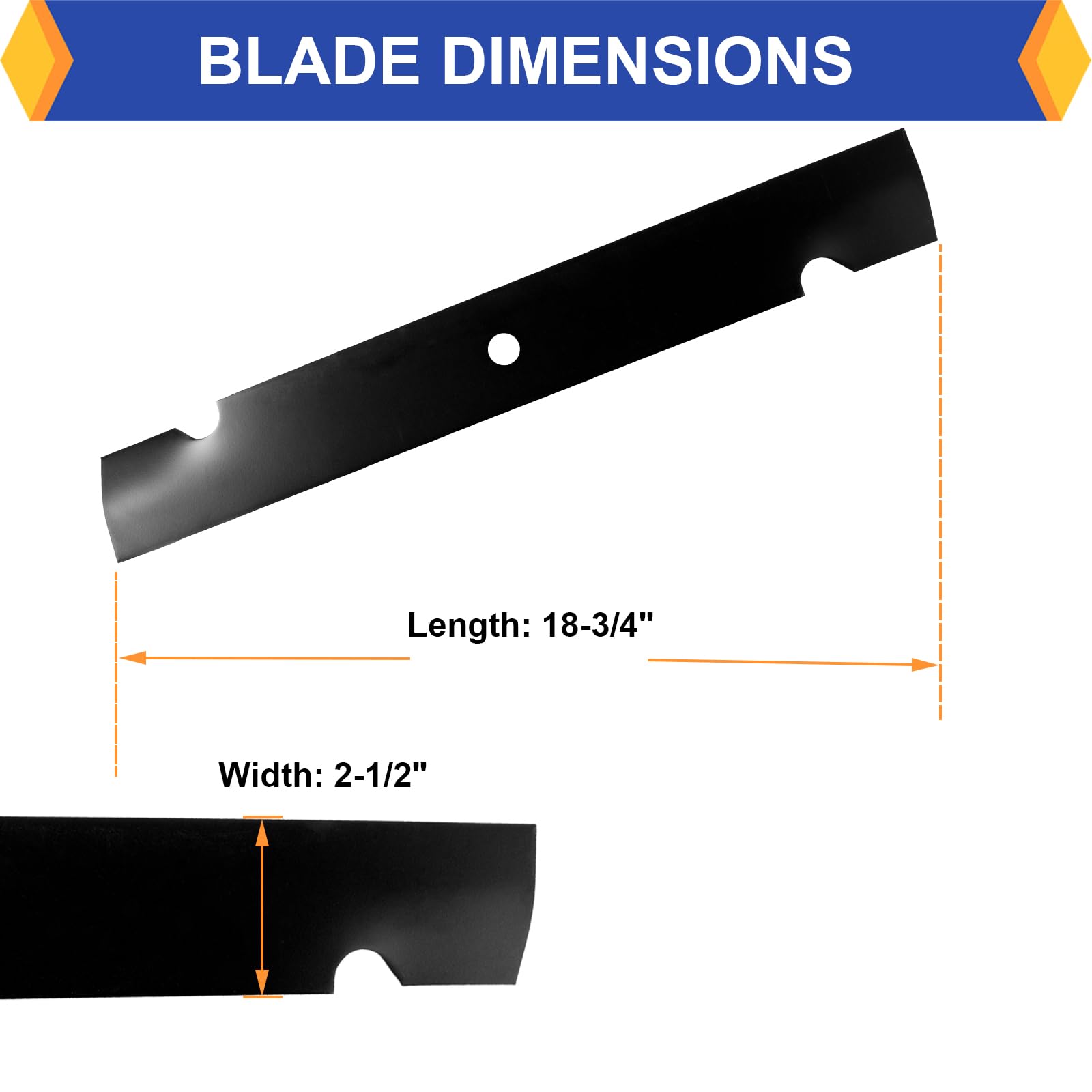 KOFINAM three blades laid flat showing full set for quick replacement