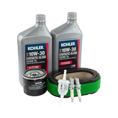 Kohler kit front packaging showing all included maintenance parts and convenience
