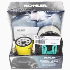 Kohler Confidant OEM kit front packaging showing Pro Filter and components for reliable maintenance