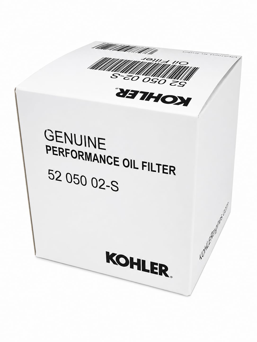 Kohler oil filter next to ruler for size comparison to confirm correct dimensions