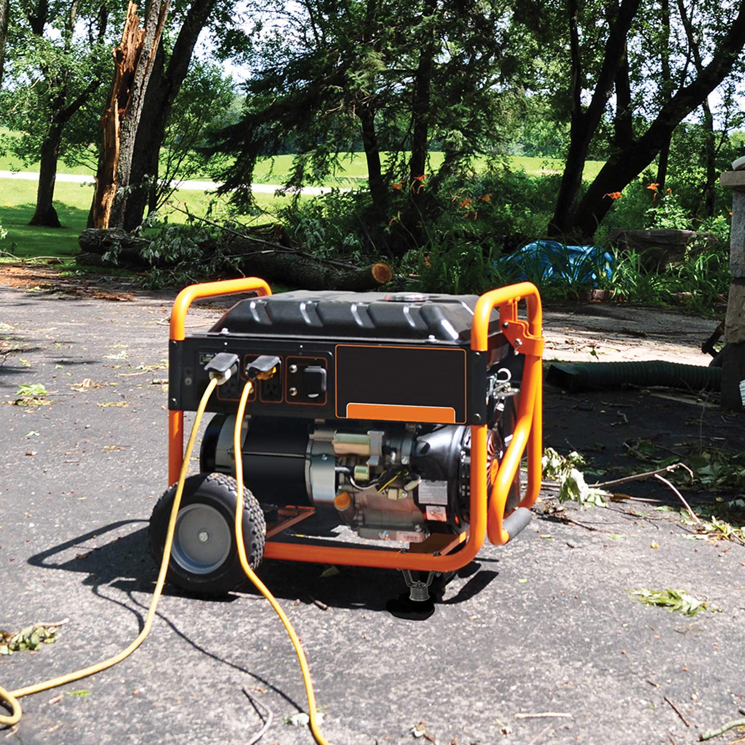 Kohree outdoor storm-tested setup showing weather-resistant plugs for reliable outdoor use