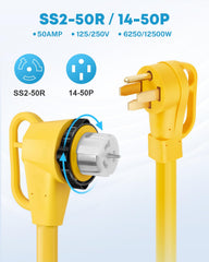 Kohree molded plug ergonomic grip for safer plugging and easier handling