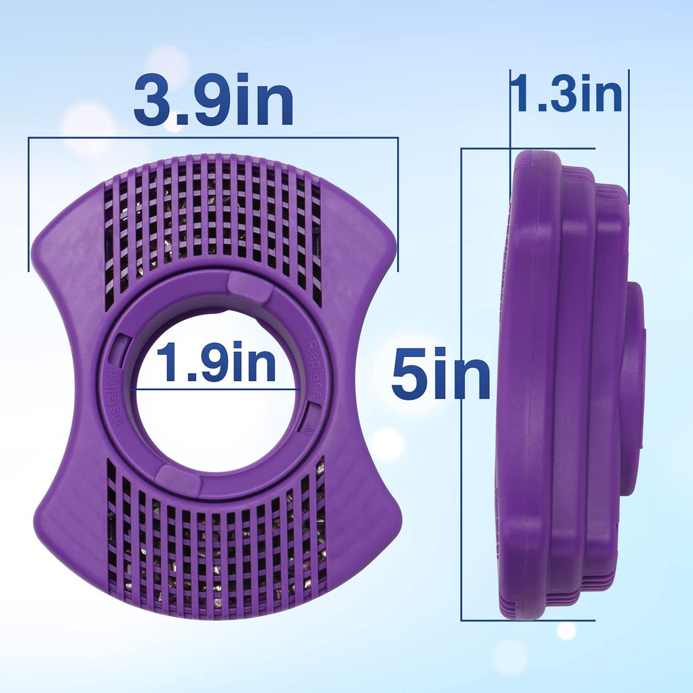 KOIOYA close-up of filter end cap demonstrating secure seal benefit