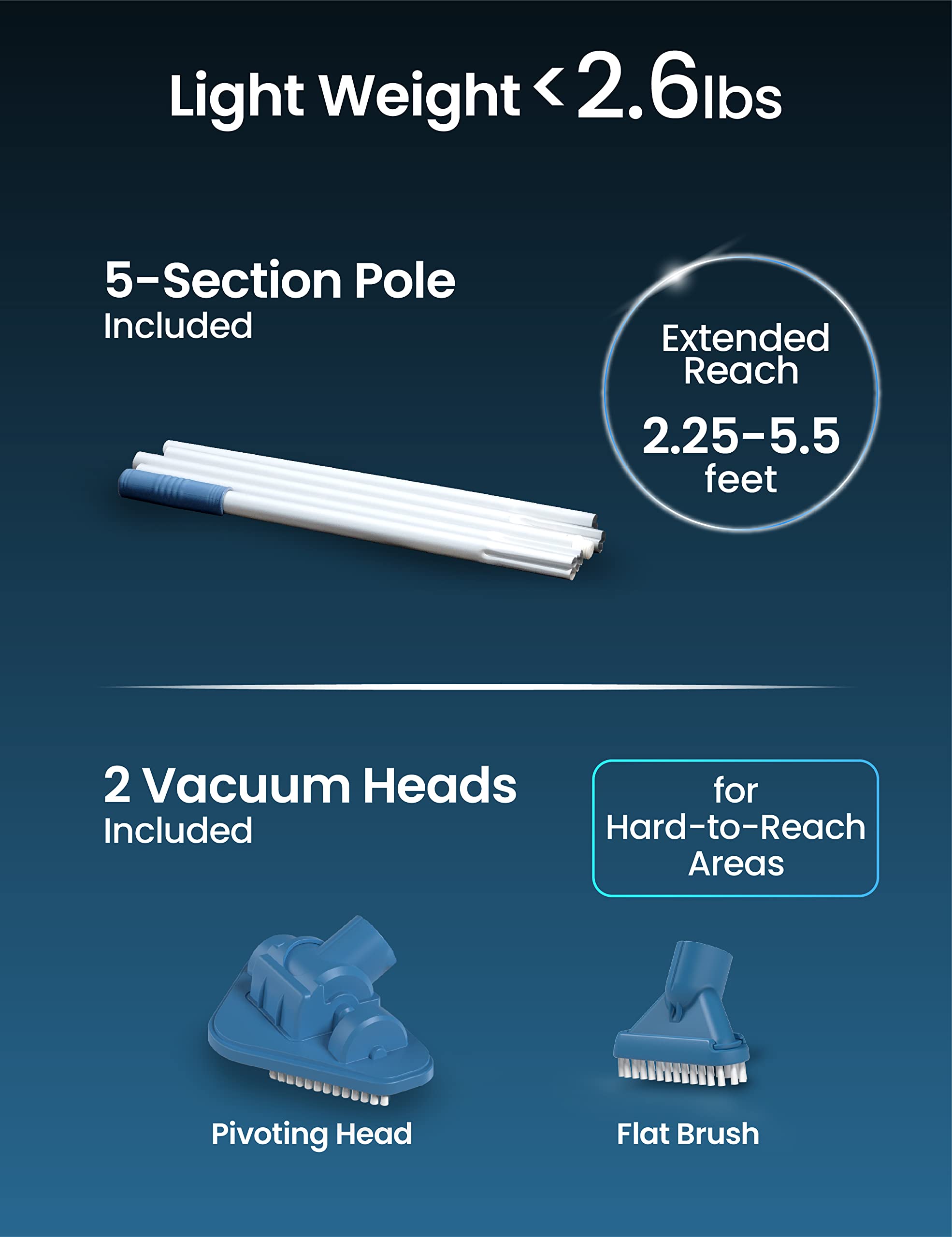 Kokido vacuum cleaning spa corner showing precise spot-cleaning benefit