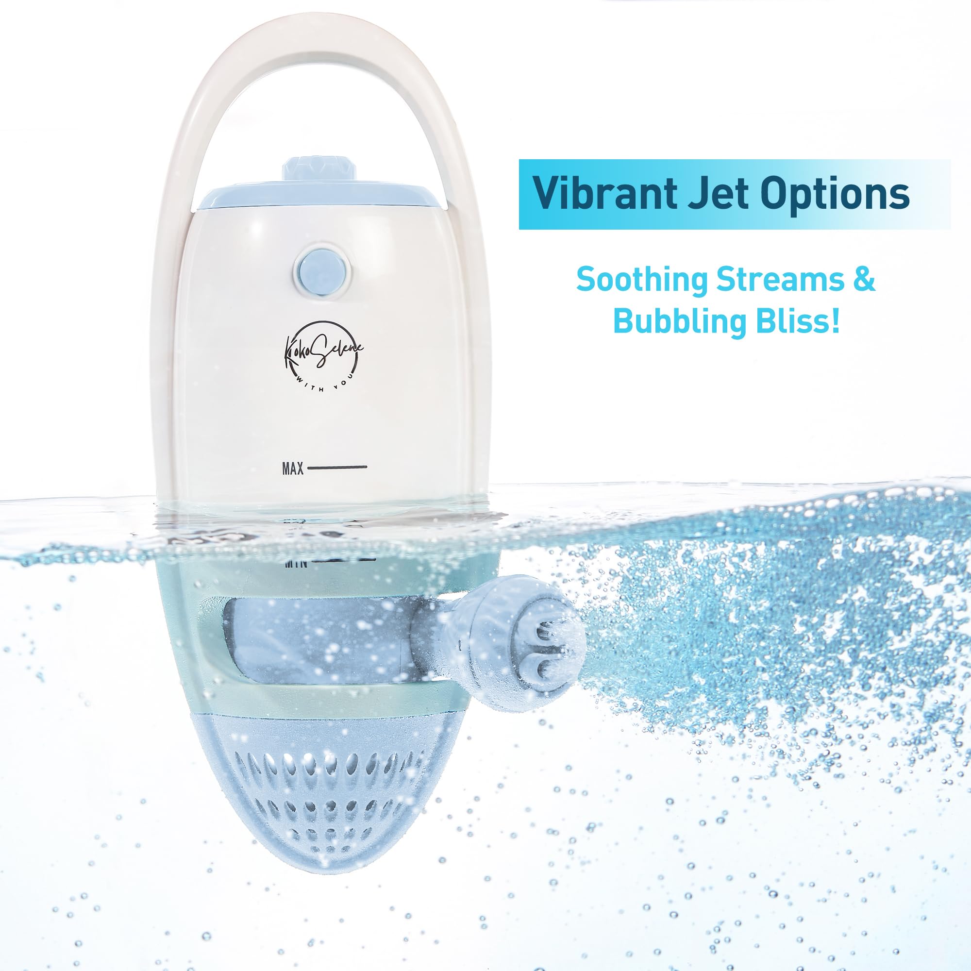 KokoSelene suction cups mounted on tub wall providing secure, tool-free setup