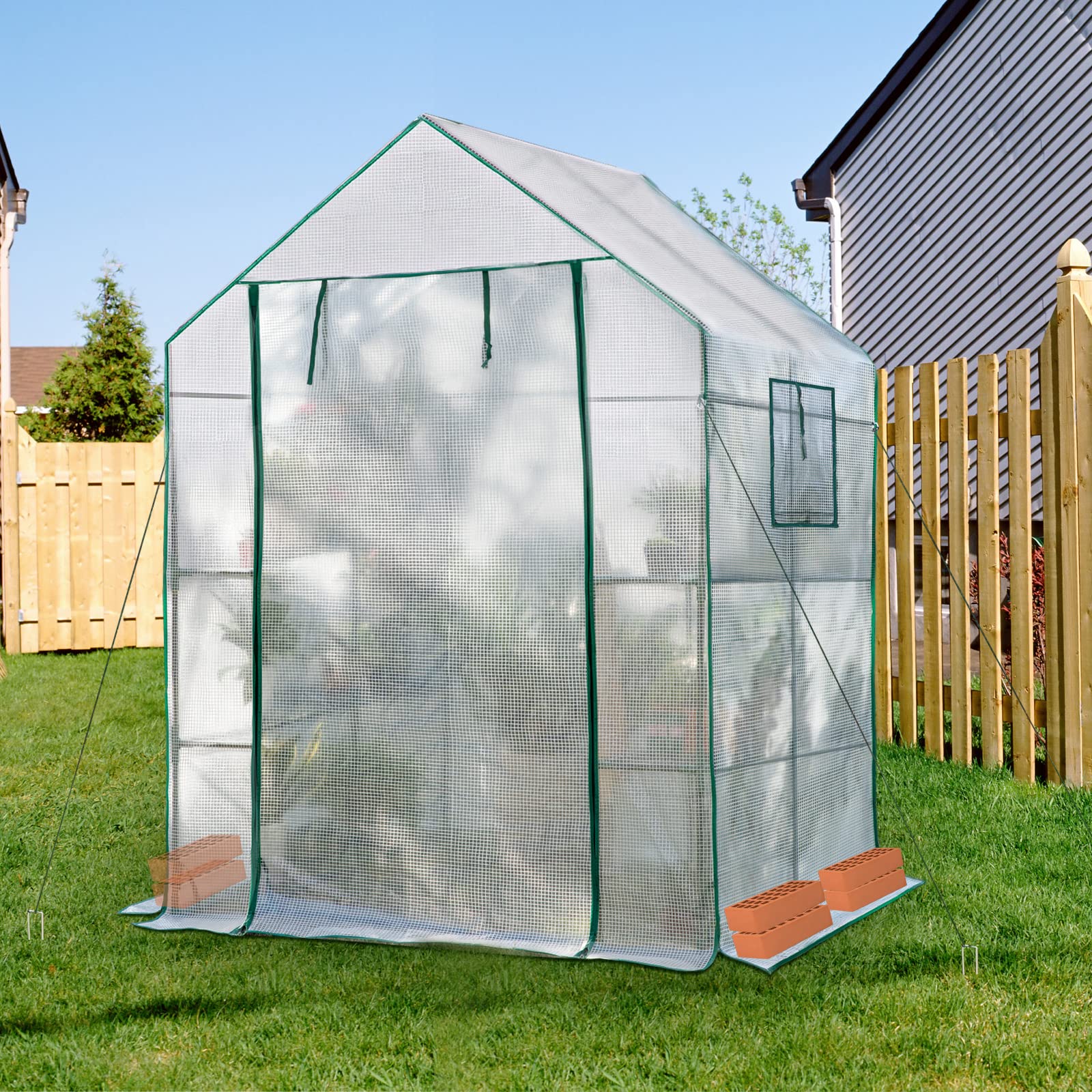 KOKSRY gardener tending plants inside greenhouse for comfortable care