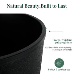KOL drainage hole with removable plug showing flexible watering control