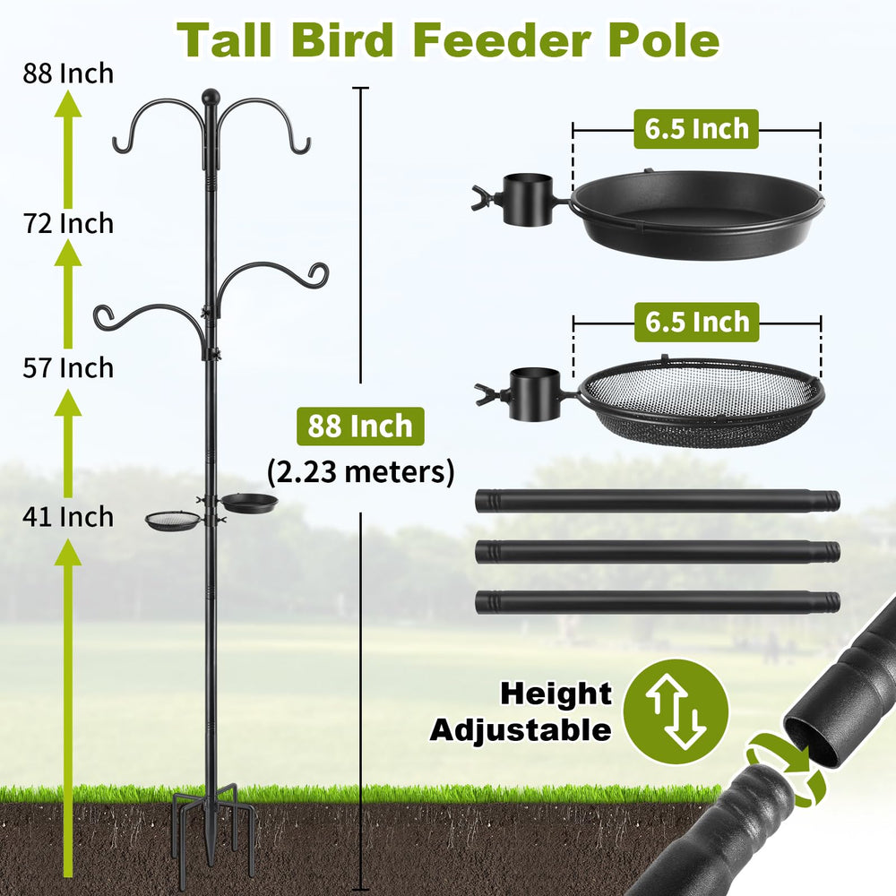 KOLAKO water bowl and seed tray in use, offers birds drinking option
