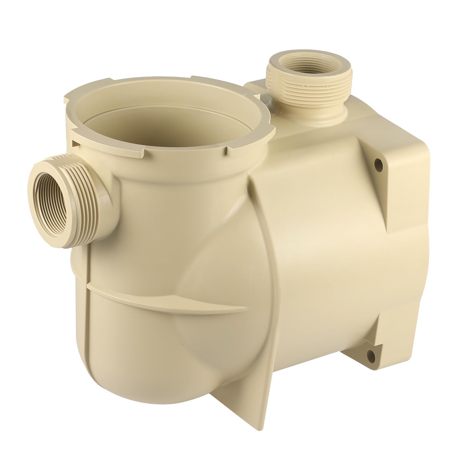 Kolasina housing staged near pool equipment illustrating durable replacement advantage