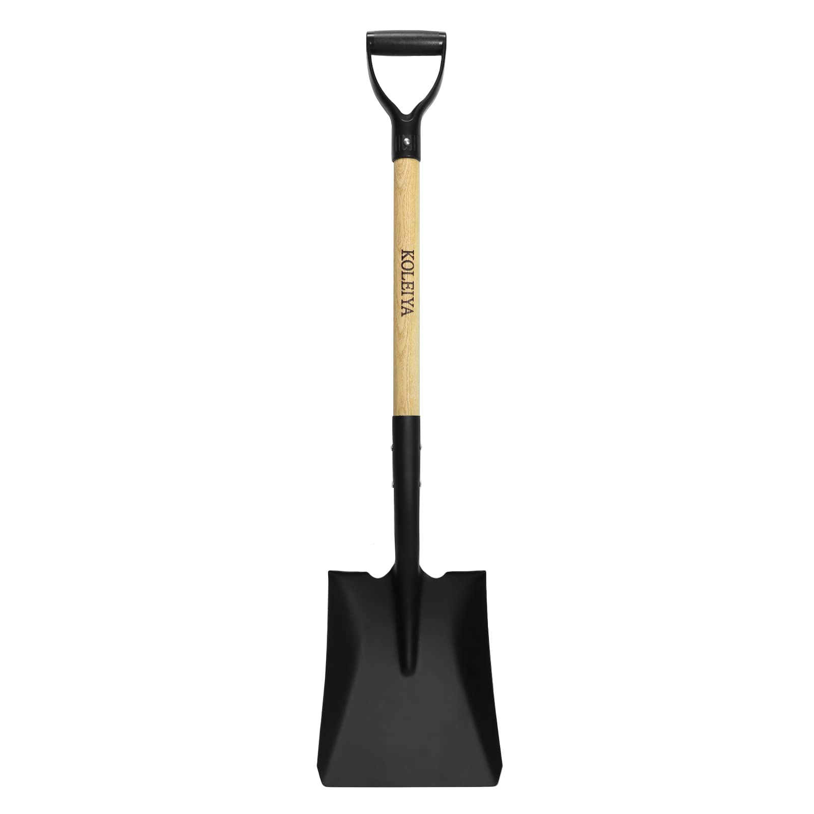 KOLEIYA flat shovel front view showing blade and handle for versatile use