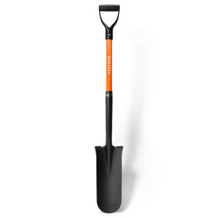 KOLEIYA front view drain spade showing full length and blade, durable and precise
