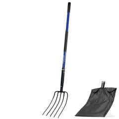 KOLEIYA front view of full 57-inch pitchfork showing balanced design and heavy-duty head