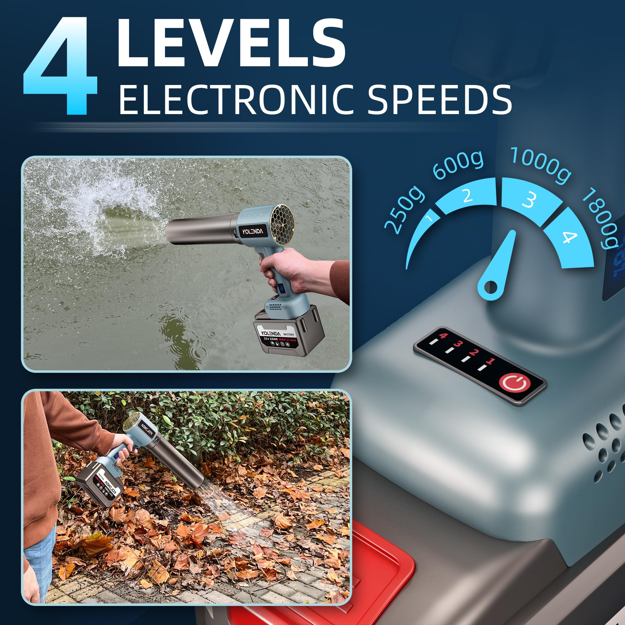 KOLENDA blower drying a car for streak-free finish and water removal benefit