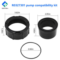 KOLEOLL close-up of 2-inch tailpiece and O-ring highlighting corrosion resistance