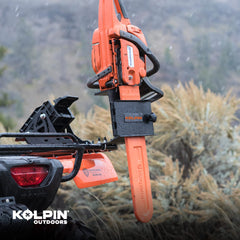 Kolpin rubber pad detail showing cushioned grip to reduce vibration and rattle