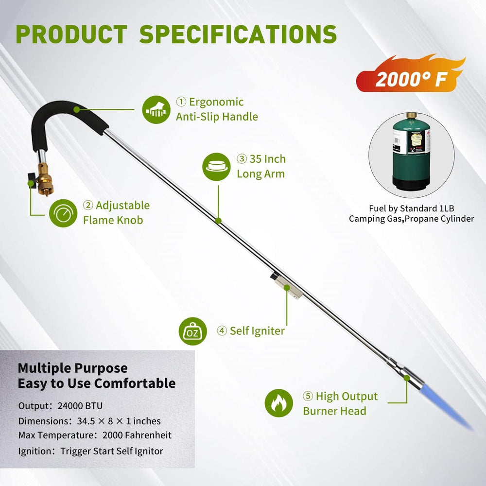 KOMAN control valve and self-ignition close-up for easy start