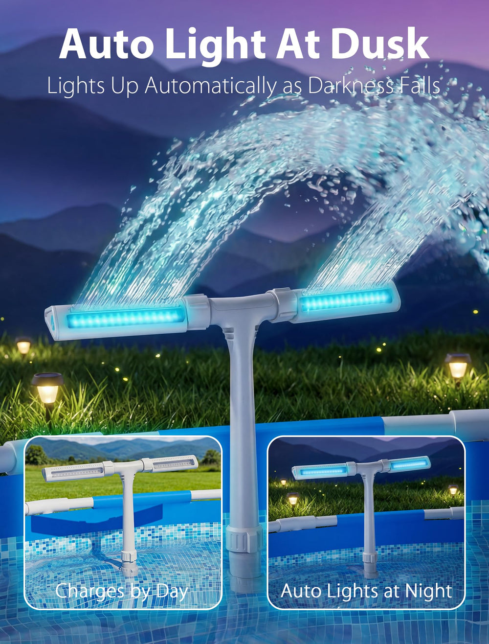 Kompoll solar panel top close-up, efficient sun charging for all-day use