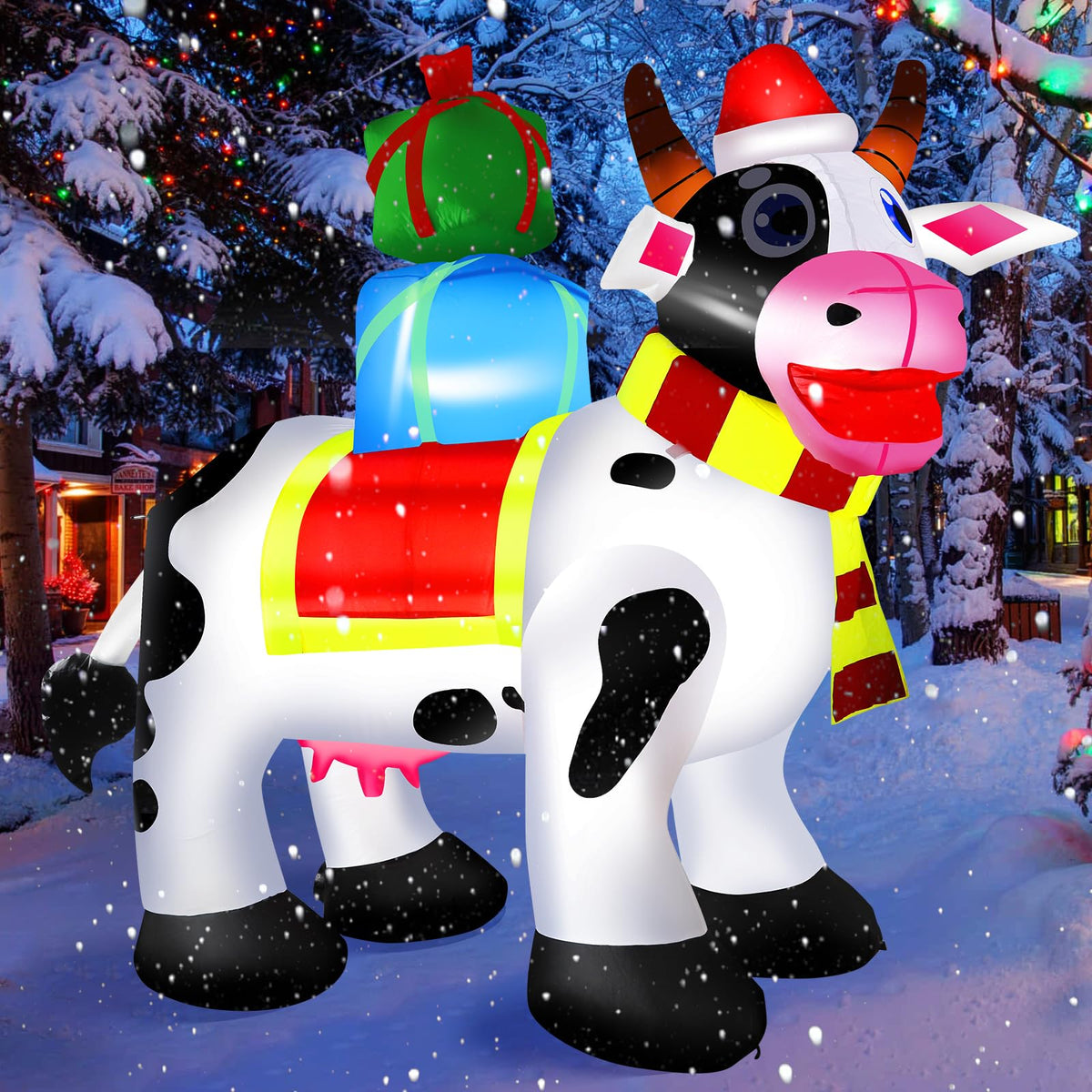 Koncifun milk cow front view showing cheerful design and curb appeal