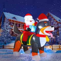 Koncifun side profile showing 7.2 ft length and festive silhouette
