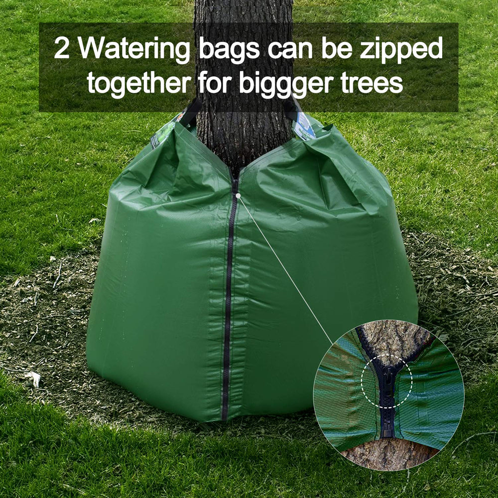 KONIGEEHRE bag beside car wheel showing 20-gallon size for visual scale