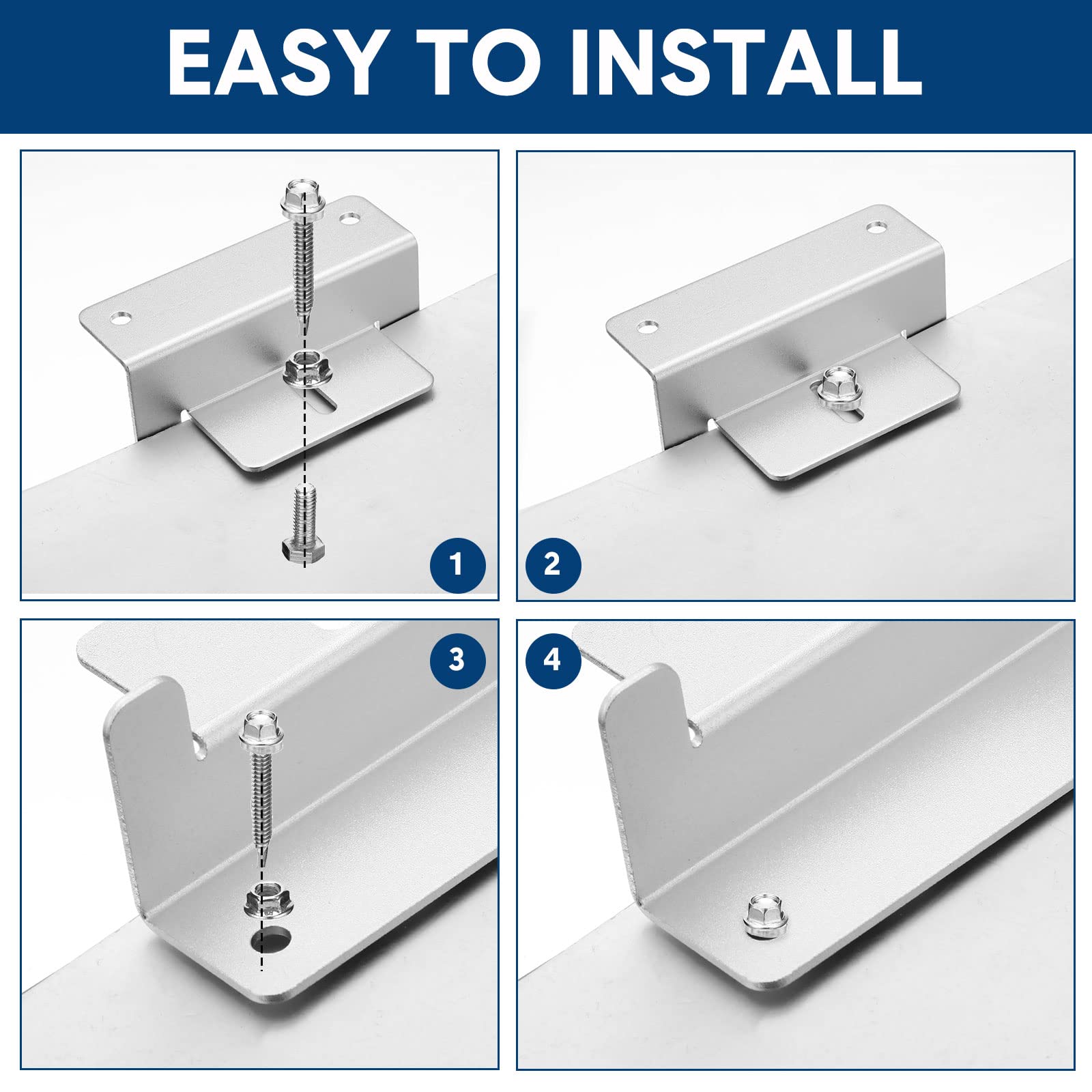 Konohan bracket alongside bolts and washers showing included hardware convenience