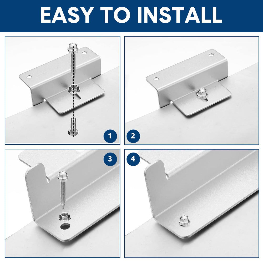 Konohan bracket alongside bolts and washers showing included hardware convenience