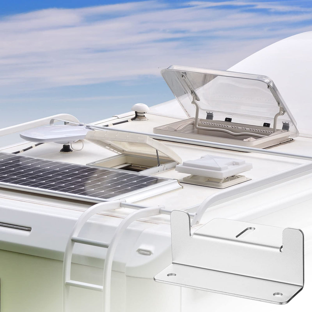 Konohan Z brackets installed on boat deck showing marine-ready corrosion protection