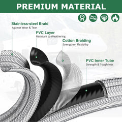 konros 12ft appliance hose laid out to show reach for remote appliances