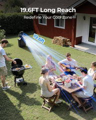 Koonie remote control in hand for convenient cordless operation
