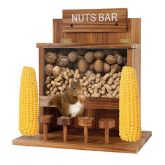 KOOPRO front view hanging feeder showing picnic-table design and easy access
