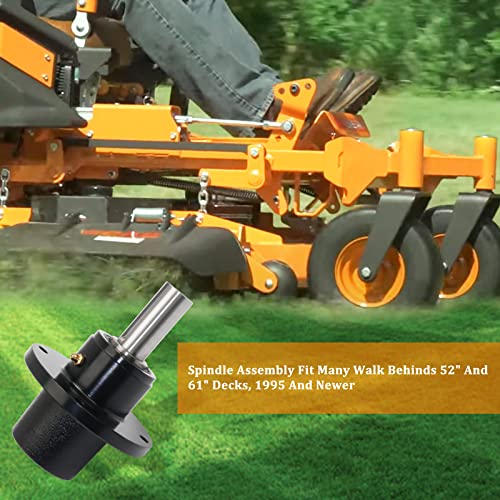 KOOTANS spindle installed on mower deck demonstrating fit and deck alignment