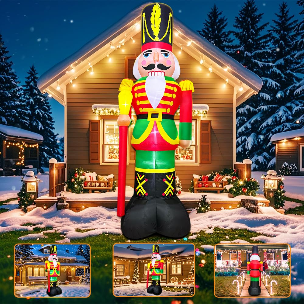 KOOY nutcracker close-up of reinforced stitching for long-lasting durability