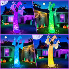 KOOY ghost glowing with 7-color LEDs for eye-catching night display
