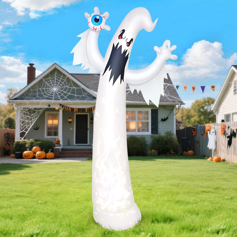 KOOY inflatable next to person to show 12ft size and scale