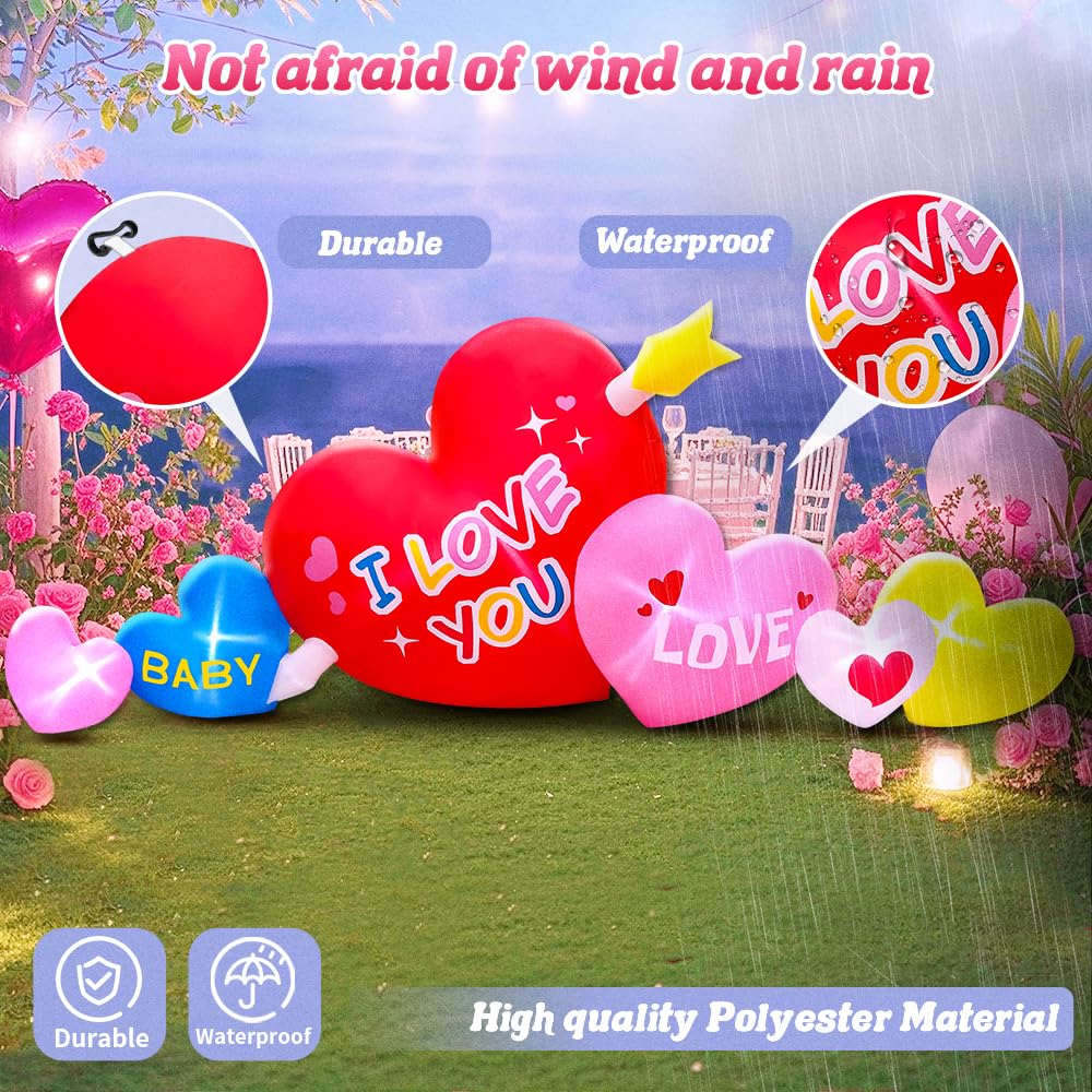 KOOY heart staged at a wedding venue adding festive romantic décor