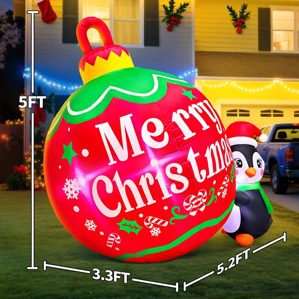 KOOY penguin on lawn illustrating 5ft scale and easy outdoor placement