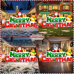 KOOY close-up of Santa, gingerbread and reindeer characters, highlights festive detail
