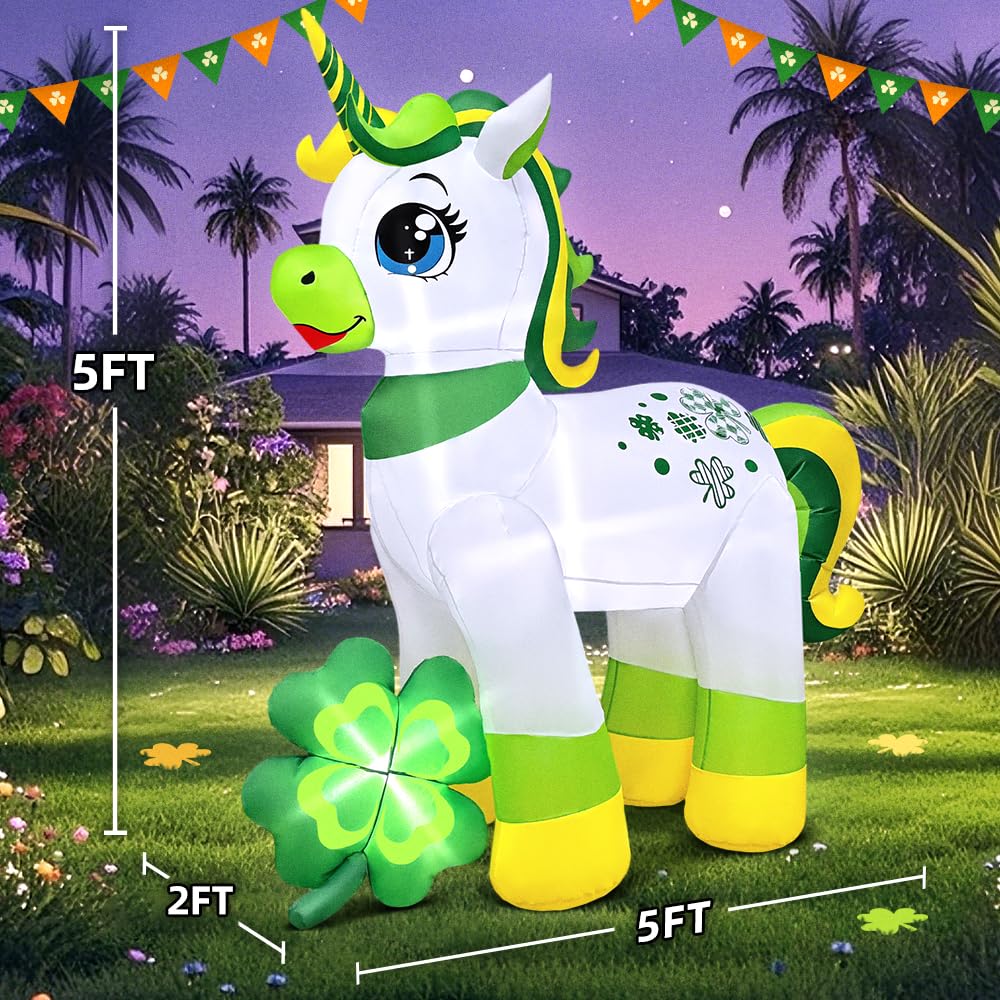 KOOY inflatable next to person showing 5 ft size and scale
