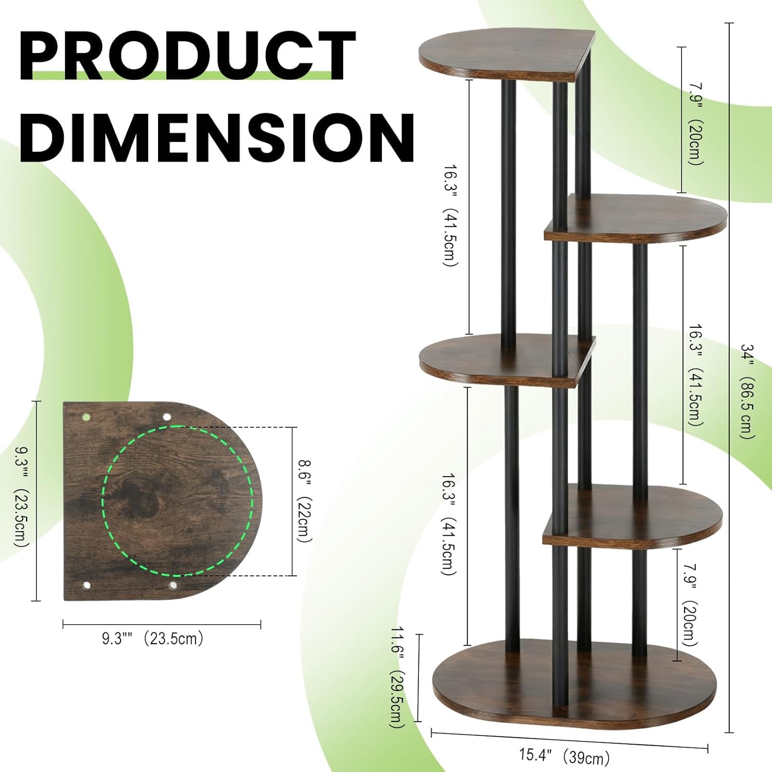 Korrie Home close-up of wood grain shelf emphasizing durable natural finish
