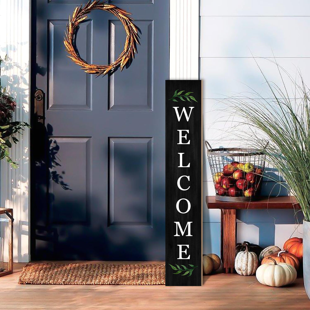 KORVITA sign styled on a porch to demonstrate welcoming effect