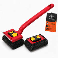 Kosmikos front packaging view showing the bristle-free brush and benefits