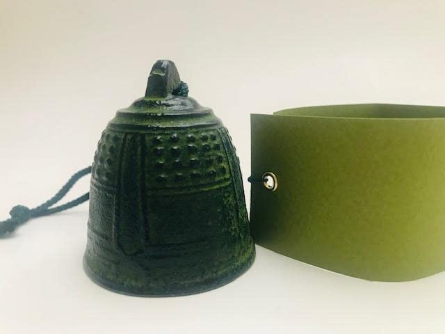 123kotobukijapanstore bell hanging on porch hook demonstrating outdoor placement benefit