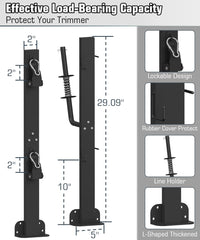 Koutemie close-up of lockable hasp and EVA pads reducing tool movement and noise